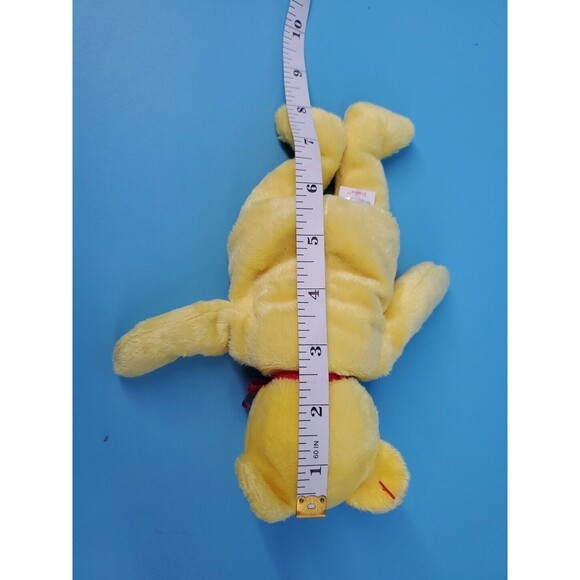 TY Beanie Baby TRADEE Bear Internet Exclusive Beanbag Plush Stuffed Teddy Yellow - Picture 9 of 10